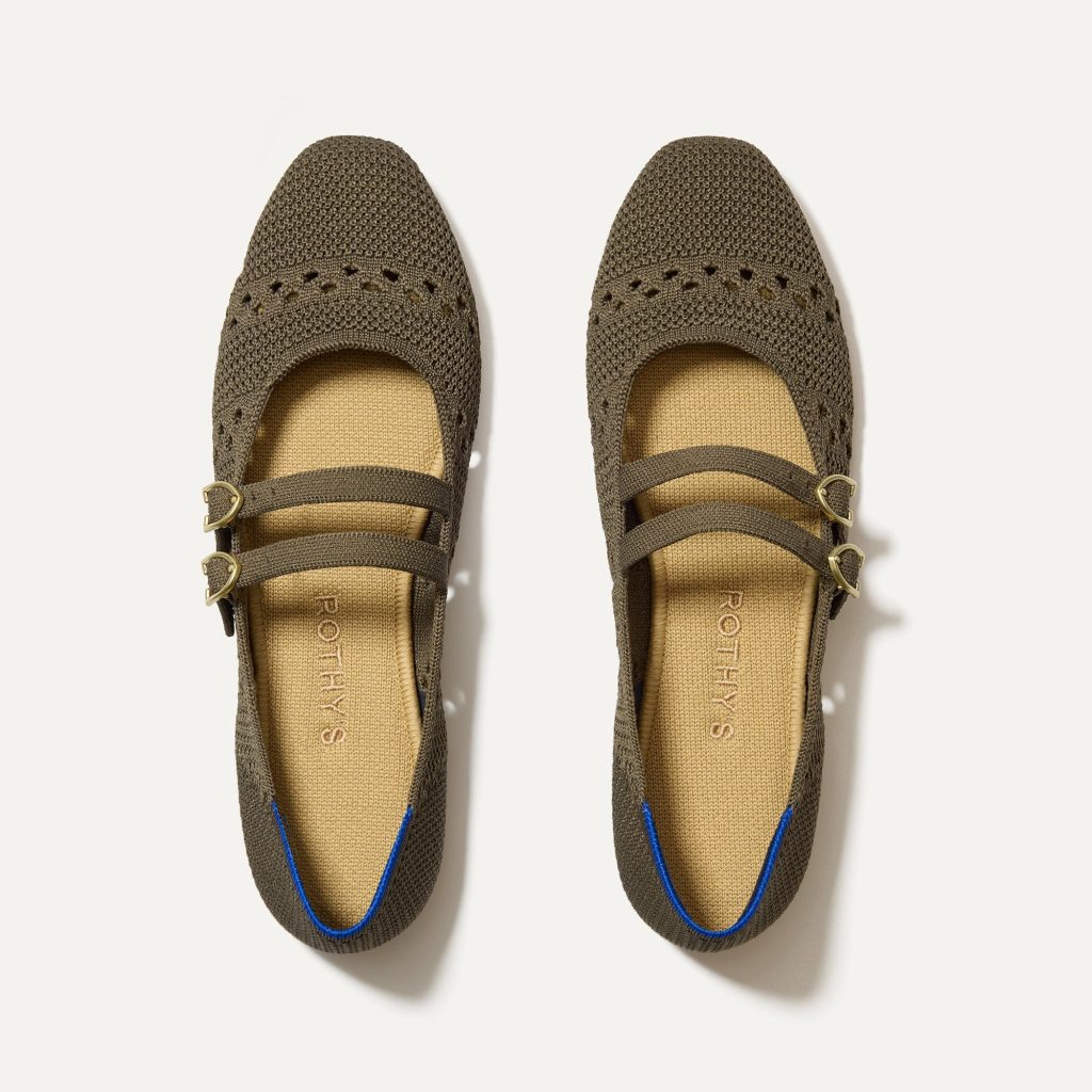 The Double Buckle Mary Jane - Safari Crochet