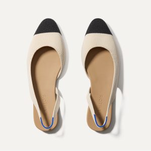 The Almond Slingback - Conch Captoe