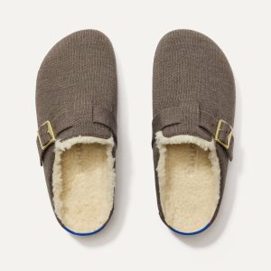 The Cozy Buckle Clog - Porcini