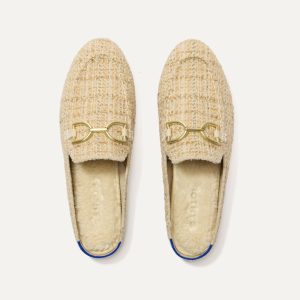 The Cozy Bit Loafer Mule - Moonlit Tweed